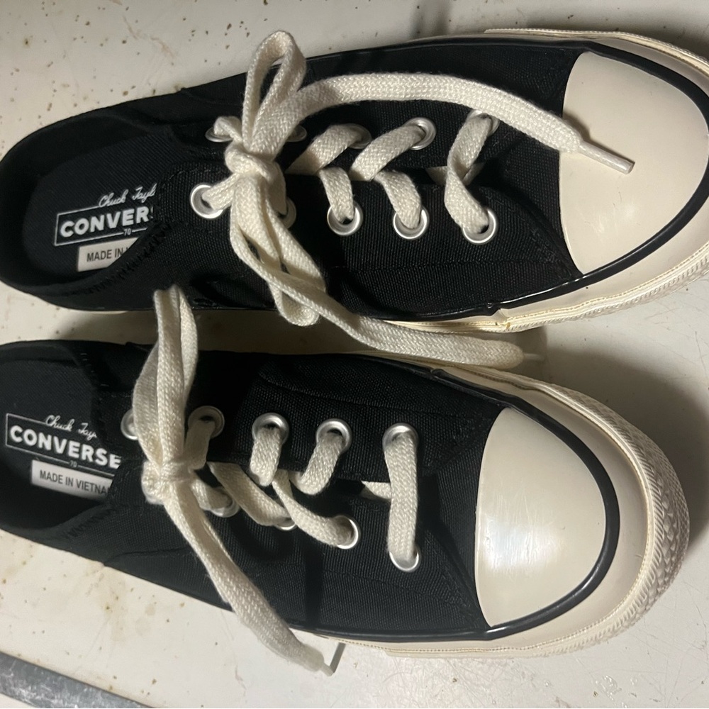 Converse Black Canvas Sneakers